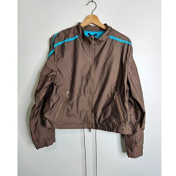 Vintage Y2k Boston Proper Track Suit Set Track Jacket & Pants Women's M Brown